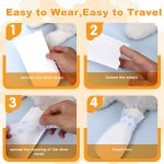 RvPaws Disposable Dog Boots for Paw Protection, 20 Pcs Pet Shoes with Adjustable Self-Adhesive Bandage, Dog Disposable Foot Covers for Outdoor & Indoor Walking (Suitable for Less 12Kg) - Image 3