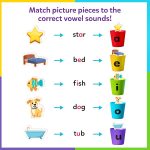 Skillmatics Phonics Sorter – Vowel Sorting & Early Reading, Montessori | Short Vowel Sounds, Phonemic Awareness for Preschool & Kindergarten, Educational Gift for Boys & Girls Ages 4, 5, 6, 7 - Image 8