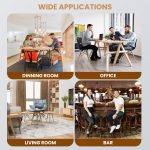 8 Pcs Silicone Chair Leg Floor Protectors, Premium Felt Furniture Pads for Hardwood Floors, Furniture Sliders for Chair Legs, Stool Leg Protectors Cap for Avoid Noise and Scratches(Large) - Image 8