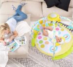 Newborn Soft Crawling playmat Kids Activity Piano mat Plush Playing Mat for Baby Baby Gym Play Mat Kick and Play Piano Gym Gift for Newborn Infants Toddlers - Image 4