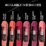 RENEE Prime Matte Lipstick - Vintage Rose, Lightweight & Long-Lasting Formula, Creamy Matte Finish, One Swipe Application, Non-Drying, Vitamin E Infused, 4.5Gm - Image 7