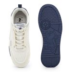 Red Tape Men's Sneakers White Blue Pu Mesh TPU Round Toe Lace-Up - Image 5
