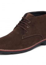 ARAMISH Men's Suede Leather Lace-Up Formal Ankle Chukka Boots - Image 9