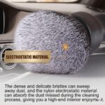 VARNIRAJ Premium Ultra-Soft Car Interior Detailing Brush, Scratch-Free Auto Dash Duster & Crevice Cleaning Tool for Air Vents, Center Console, Keyboards & Leather Seats - Automotive Care Accessory | Car Detailing Brush - Image 7
