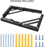 Folding Shelf Brackets, Heavy Duty Stainless Steel Collapsible Bracket Wall Mounted DIY Foldable Brackets for Table Desk Workbench Wall Mounted Brackets (Folding Shelf Brackets 20CM) - Image 6