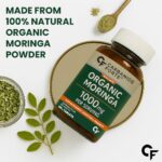 Carbamide Forte Organic Moringa Tablet 1000mg with Chromium Picolinate | Moringa Tablet for Weight Loss, Immunity, Digestion & Energy | 60 Tablets - Image 3