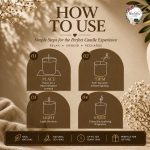 Glow Getter Handmade Gel Wax Candle with Real Seashells & Floral Design | Beach Theme Decorative Candle for Home, Office & Gifting | Aromatic Gel Candle in Glass Container (White B) - Image 4