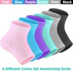 Silicone Gel Heel Pad Socks Heel Pain Relief Anti Crack Silicone Gel Heel And Foot Protector Moisturizing Socks for Foot Care, leg pain relief (GEL HEEL SOCKS) - Image 3
