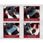 Car Headrest Laptop Tray Table, Work Desk with Tablet Holder | Universal Car Steering Wheel Tray/Foldable Back Seat Tray for Eating Food, Drinking, Writing, Laptop Work in Travel - Image 2