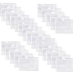 Multipurpose Transparent Storage Pouch, 25 Pack, 6x8 Inches, Transparent PVC, Zipper Closure, Jewelry, Makeup, Travel Accessories, Stationery, Personal Care Products