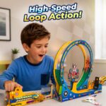 Smartivity High-Speed Race Car Track with Loop for Kids 6-12 Years | 3in1- Car, Loop, Glider Plane Launcher I Build & Play I Birthday Gift for Boys & Girls Age 6,7,8,9,10,11,12 Years - Image 2