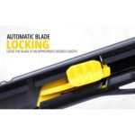 STANLEY STHT10323-800 18 mm Plastic Slide Lock Snap-Off Knife for Home & Professional Use, Carbon Steel Blades with 15 Cut-Off Points for Precision, YELLOW & BLACK - Image 18