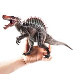 FUNFOB Dinosaur Toys Figure Jumbo Size Realistic Spinosaurus Dinosaur Figure Width -37cm Educational Wild Animal Toys for Boys & Girls | Red Big - Hump