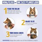 Flea and Tick Collar for Dogs & Cats | 8-Month Adjustable Waterproof Collar | Natural & Safe Protection Against Fleas, Ticks, Lice & Parasites | Puppies & Adult Pets - Image 4