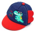 Bold N Elegant Cartoon Denim Cap for 1-6 Months Infant Baby Boy Girl | Cute Cartoon Hat Summer Cap for Children