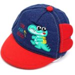 Bold N Elegant Cartoon Denim Cap for 1-6 Months Infant Baby Boy Girl | Cute Cartoon Hat Summer Cap for Children