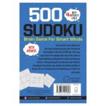 500 Sudoku Brain Games for Smart Minds | 4 Levels: Simple, Medium, Complex & Killer | 480+ Puzzles | Ages 8+ | Hours of Fun & Logic Boosting - Image 2
