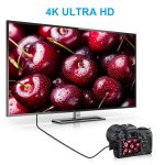 Mini HDMI To HDMI Cable (3 Meter) High Speed (NOT MICRO USB/MICRO HDMI) | Male To Male | Compatible For Monitor, Tablet, Laptop, Television (Black) - Image 5