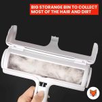 Wooflix Lint Remover for Clothes | Pet Hair Remover Roller for Dog & Cat Hair | Reusable Lint Remover Roller for or Sofa, Carpet, Bed & Clothes | Carpet Cleaning Brush for Home | No Refills Required - Image 6