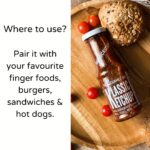 The Gourmet Jar Klassic Ketchup 225g| 100% Natural, No Preservatives, No Artificial Colors, No Artificial Flavouring agent | No Refined Sugar| Low Calorie| No-trans-fat| Healthy| Made with Fresh Tomatoes| Homemade taste| Fresh & Tangy | Healthy Ketchup | Pack of 1 - Image 7
