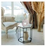 SPHINX White Ceramic Donut Vase, 6 Inch Modern Flower Vase for Pampas Grass, Dried Flowers, Home & Office Decor, Centerpiece, Handcrafted Gift Vase Only - Image 6