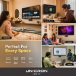 UNICRON TE 24” INCH HD Ready Android Smart LED TV, WiFi Enabled, 30W Sound Speaker, Built-in Apps Compatible (YouTube, Netflix, Prime Video), Mobile Screencast - Image 3