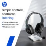 HP H120 Stereo USB Headset, Plug-and-Play USB-A, Built-in Noise-canceling mic, Adjustable Head Strap, Padded Ear Cushions, 360-degree Bendable mic, 1-Year Limited Warranty, Black, 9Z4V9AA - Image 5