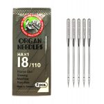 Lucknow Crafts Premium Organ Vardhman Art and Craft Stainless Steel Needles | Size 18 | HAx1-18/110 | Set of 5 Needles | Home Use Sewing Machine Needle (Pack of 5 Set - 25 Needles) - Image 2