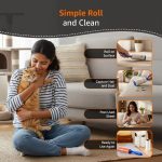 Amazon Basics Pet Hair Remover Lint Roller | 5 rolls and 60 sheets each roll | Strong Adhesive Sheets | Easy Peel-Off Design | Ergonomic Grip | Multi-Surface Cleaner for Clothes, Sofas, Fabric and Car Seats - Image 6