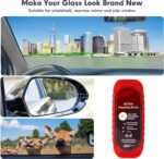 Car Windshield Oil Film Remover Kit | Automotive Glass Cleaning Brush & Cleaner, Anti-Fog, Rainproof, Streak-Free, Universal Fit - Image 3