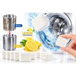 Washing Machine Cleaner Tablets (16 Tablets) | Drum & Pipe Deep Cleaner |Removes Odour, Limescale & Residue | For Front Load & Top Load Fully Automatic Washing Machines | Lemon Scent (Lemon) - Image 2
