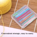 53 Arts Colorful Plastic Sewing Needles Set (20 Pcs) | Large Eye Blunt Needles for Kids & Adults | Safe Weaving, Lacing, Knitting, Crochet & DIY Craft Needles for Handmade Projects - Image 4