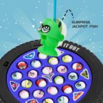 Amazon Brand - Jam & Honey Musical Fishing Game for Kids 5+ Years, Rotating Pond Board Game with 21 Pieces & Fishing Rods, Educational Family Toy, BIS Certified Child Safe, Indoor Outdoor Game - Image 8