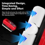 Car Windshield Oil Film Remover Kit | Automotive Glass Cleaning Brush & Cleaner, Anti-Fog, Rainproof, Streak-Free, Universal Fit - Image 7