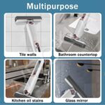Mini Mop for Kitchen, Floor, Glass, Car & More - 2 Sponges, Self Squeeze, Strong Absorbent, Wet & Dry Use, Multicolour, ABS & Sponge Material, Wet and Dry USE - Image 4