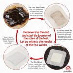 Natural Herbal Foot Pads for Night Use| Bamboo Vinegar Foot Patch| Relaxation & Better Sleep Support | 5 Days Pack | Easy Peel & Stick |Natural Foot Care Pads for Men Women - Image 4