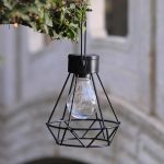 MAGGIFT 2 Pack Hanging Solar Lights, Outdoor Solar Powered Tabletop Lanterns with 15 LED Copper Lights Blub, Waterproof Solar Lantern with Handle for Yard, Lawn, Patio, Garden Decoration, Warm White - Image 6