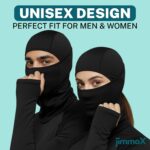 Balaclava Full Face Mask with Arm Sleeves for Men & Women | UV Protection Cooling Combo for Bike Riding, Cycling, Running & Outdoor Sports | Breathable Quick Dry Stretchable Riding Gear - Image 7