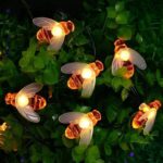 AERYS Solar String Lights Outdoor 21 Ft 30 LED Solar Bee String Lights with 8 Lighting Modes Bumble Bee Lights for Garden Yard Lawn Patio Party Grass Decor (Warm White) - Image 8