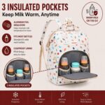 Diaper Mommy Bags For Mothers for Travel - Hospital Baby Maternity Bag for Delivery Women - New Born Baby Essentials - Water-Resistant & Insulated Bottle Holders - 23 L, 9 Pockets (PB21) - Image 2