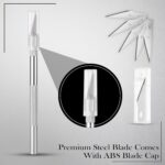 GLUN® Detail Pen Knife With 5 Sharp Blades For DIY, Art & Craft Work (1 Detail Knife + 5 Blades) - Image 3