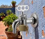 Lockable Garden Tap 1/2"– Monkey-Proof & Tamper-Proof Outdoor Water Faucet Tap – Rust-Resistant Chrome Plated Steel Bibcock for Home & Commercial Use (Lock not Included) - Image 3