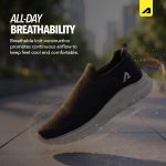 Boldfit Casual Shoes for Men Breathable Knit Slip-On Sneakers with Memory Foam Insole & EVA Sole Lightweight Walking Shoes with Sock-Like Fit & Padded Heel for All-Day Comfort - Image 4