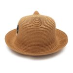 VRITRAZ Baby Boy's and Girl's Kids Children Cute Printed Cartoon Gift Summer Fancy Dress Straw Fasion Hat Cap 3… - Image 3