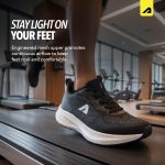 Boldfit Running Shoes for Man Soft Sole Sports Shoes for Men Running Light Weight Shoe for Men Sports Anti Slip Gym Shoe for Man Workout mesh Gym Footwear, Black - 09 - Image 4