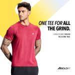 Boldfit Gym Regular Fit T Shirt for Men Polyester Blend Round Neck Active Tshirt for Men Quick Dry Active Wear T Shirts Dry Fit T Shirts for Gym & Sports Wear Anti Odor Training Tshirt - Image 3