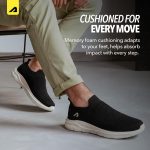 Boldfit Casual Shoes for Men Breathable Knit Slip-On Sneakers with Memory Foam Insole & EVA Sole Lightweight Walking Shoes with Sock-Like Fit & Padded Heel for All-Day Comfort - Image 6