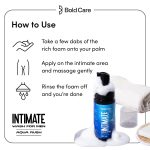 Bold Care Aqua Rush Foaming Intimate Wash for Men [120 ml] with Tea Tree Oil, Aloe Vera & with hazel | pH Balancing Wash | No Alcohol, No Parabens, No Sulphates | No Itching, Irritation & Bad Odor - Image 6