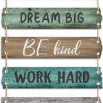 Wall Decor for Living Room - Wall Hangings for Home Decoration - Wall Decoration Items for Living Room - Wall Art - Bedroom Wall Decor - Rigid Eco-Friendly Recycled Board - 6 pcs, Retro