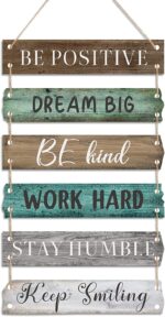 Wall Decor for Living Room - Wall Hangings for Home Decoration - Wall Decoration Items for Living Room - Wall Art - Bedroom Wall Decor - Rigid Eco-Friendly Recycled Board - 6 pcs, Retro